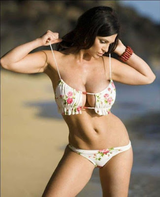 BollyHolly Denise Milani in Bikini Celebrity Photos