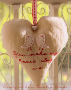 Free stitcherie pattern "You make my heart sing"
