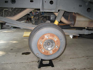 My Toyota Tundra: Upgrading rear brakes on Toyota Tundra 2002