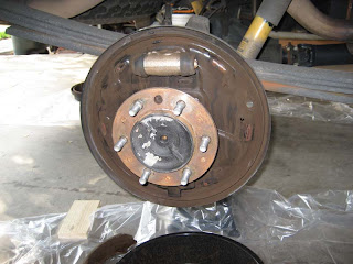 My Toyota Tundra: Upgrading rear brakes on Toyota Tundra 2002