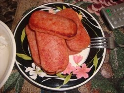 I cooked spam!!