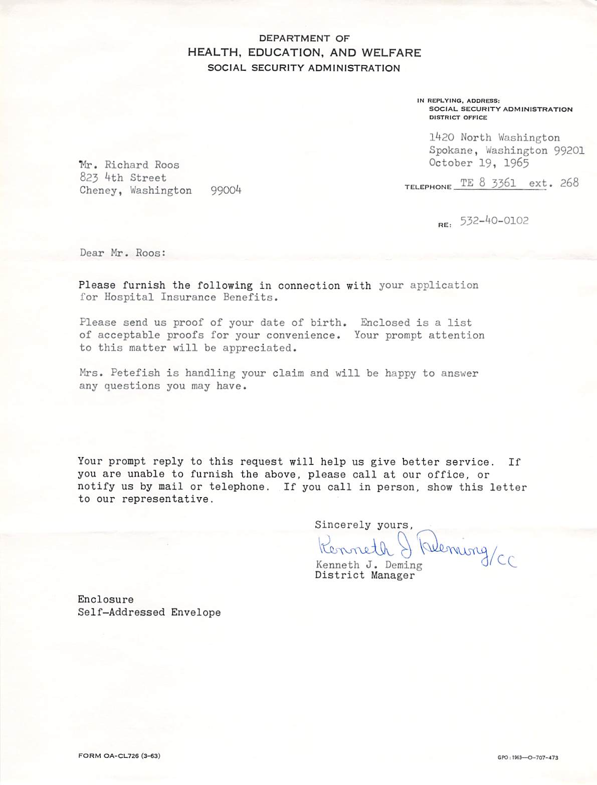 Ssi Appeal Letter Sample About Renal Failure Ssi Appeal Letter Sample About Renal Failure