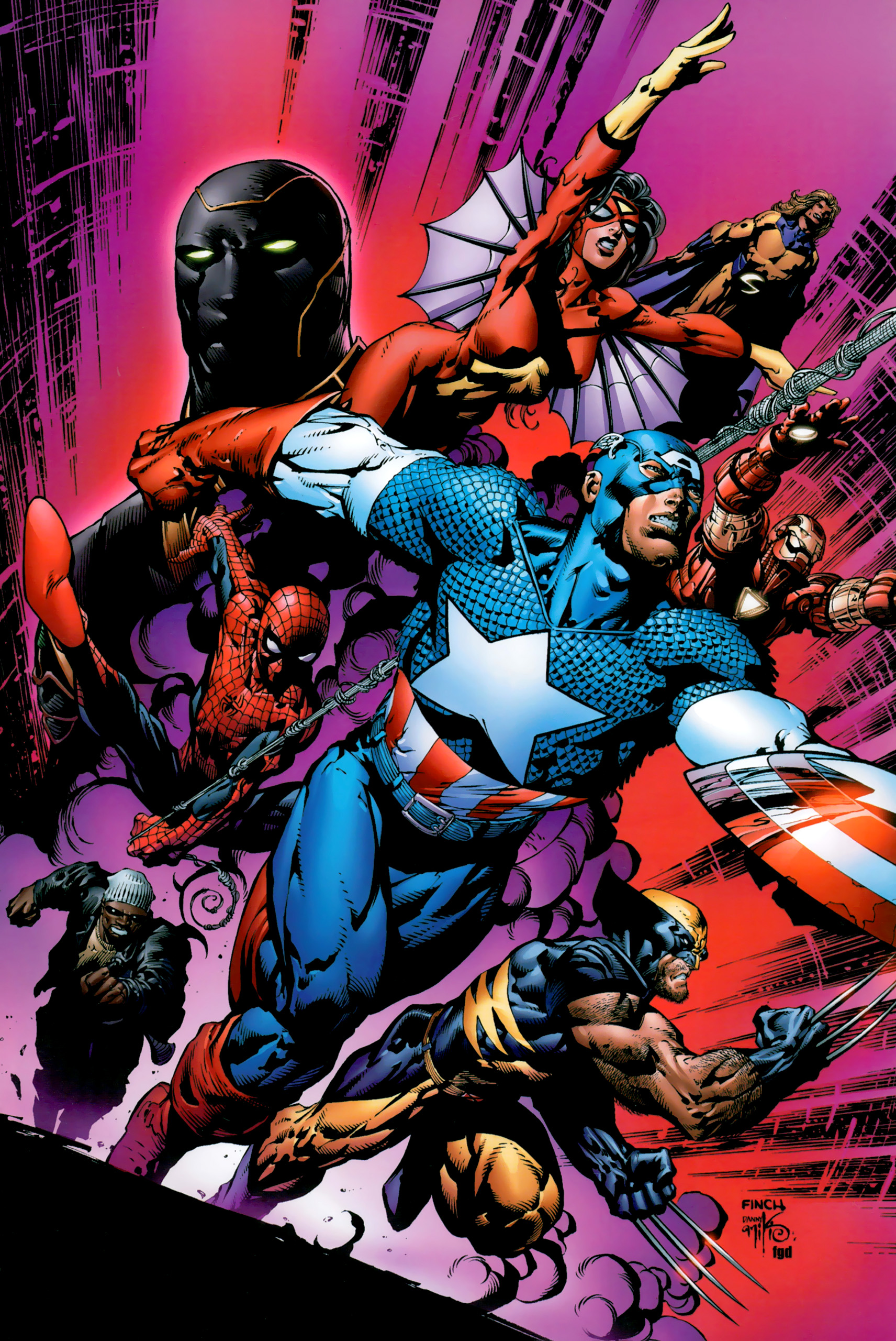 Read online New Avengers Poster Book comic -  Issue # Full - 11
