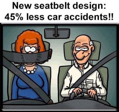 Laugh IT Out: New Car Seat Belt Design To Prevent Accidents