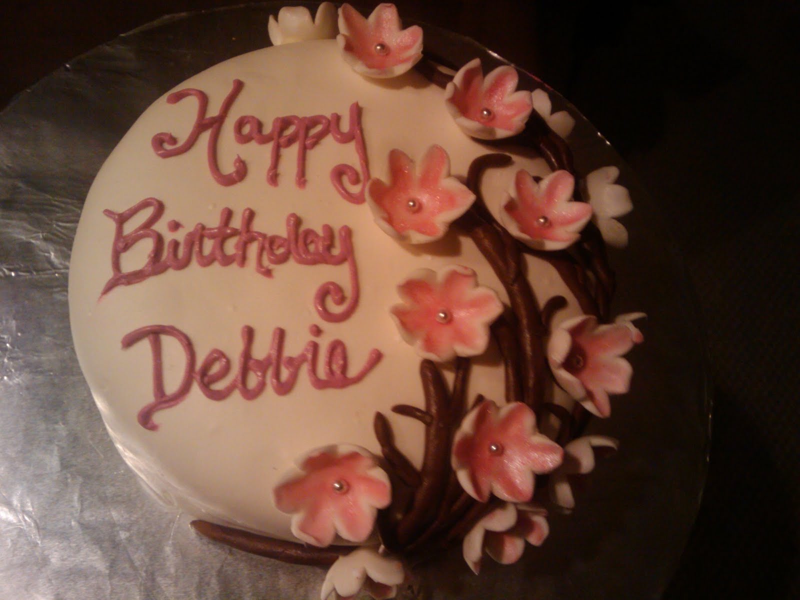 Happy birthday Debbie Happy birthday cake topper Happy Happy birthd...