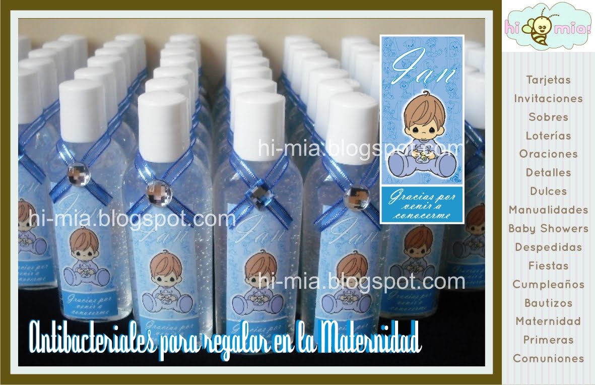 Hi Mia! Botellitas de gel antibacterial