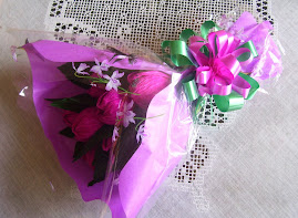 Bouquet - botões de rosas com bombons