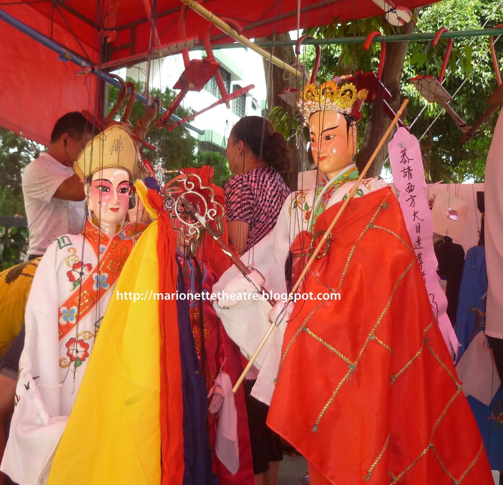 Mulian performance at Hin Ann Thain Hiaw Keng Puppet Theatre