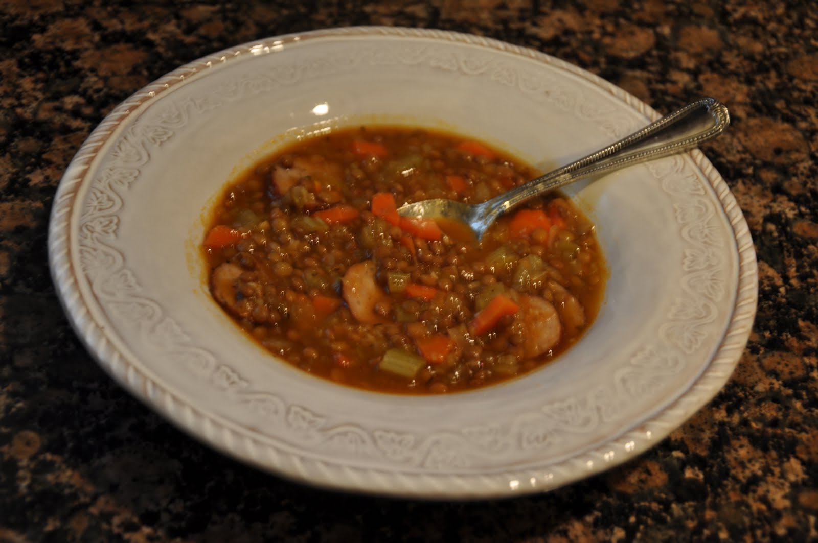The Pearce's Kitchen Ina Garten's Lentil Soup