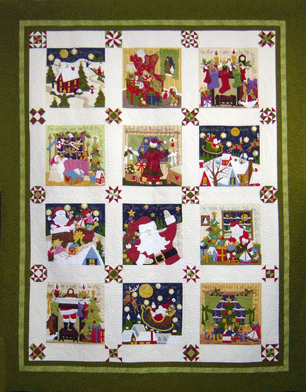 Quilt Inspiration: Our Town Part 3 : Holiday Houses and Decorations