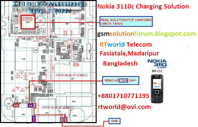 nokia 3110c and Nokia 3500c not charging ic problem