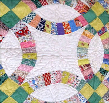 Free Wedding Ring Quilt Patterns - Single and Double