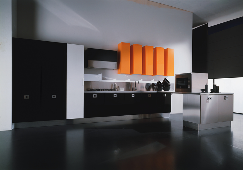 Cabinets for Kitchen: Modern Black Kitchen Cabinets