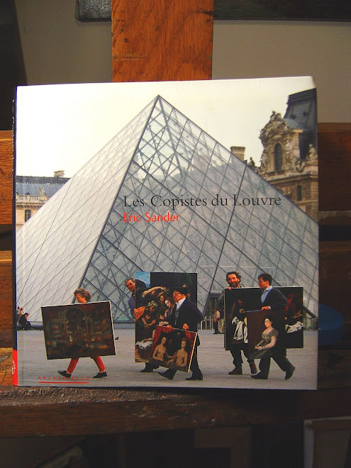copist of the Louvre , book of an american journalist about our work! (Mr SANDER)