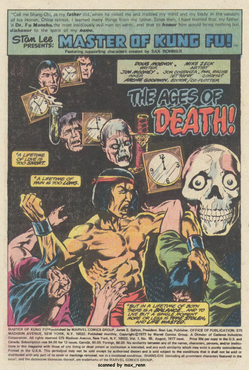 Read online Master of Kung Fu (1974) comic -  Issue #55 - 2