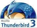 Thunderbird 3 beta 3 - logo Mozilla Thunderbird