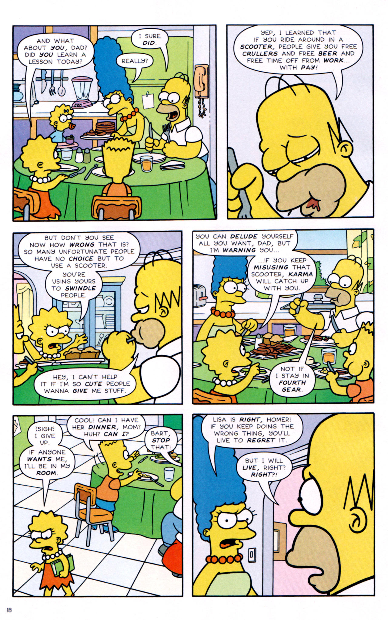 Read online Simpsons Comics comic -  Issue #129 - 17