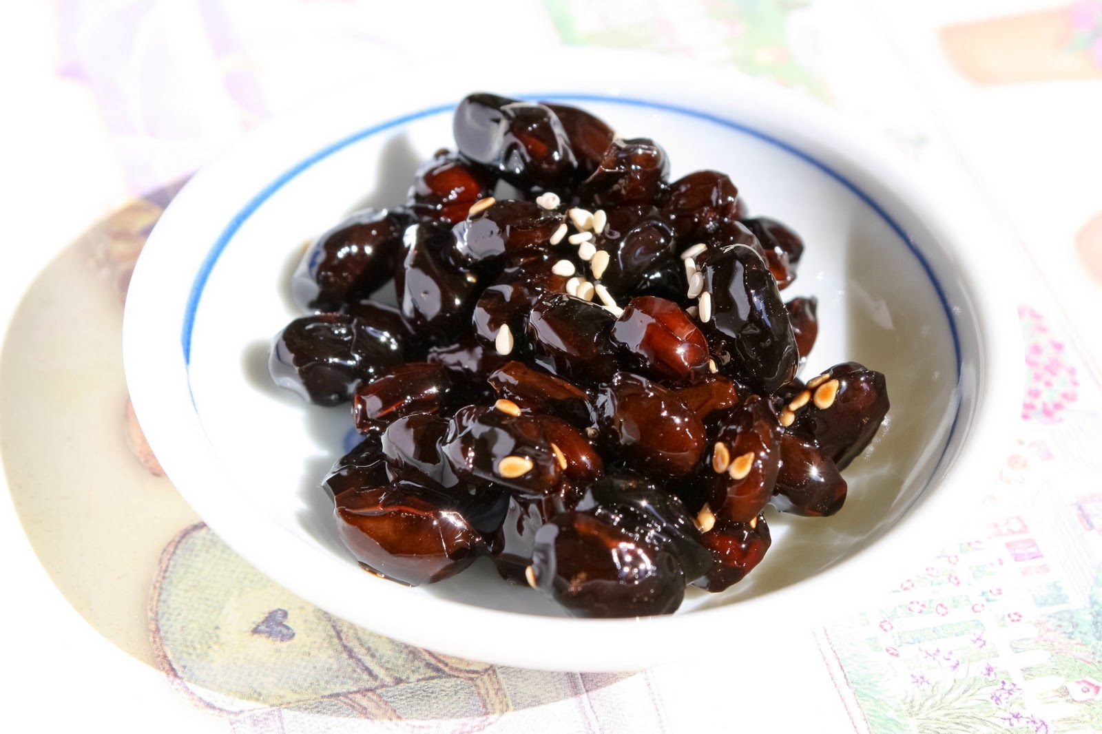 Korean Sweet Black Beans la petite frog
