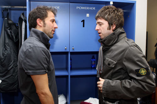 Alex e Noel Del Piero e Noel Gallagher