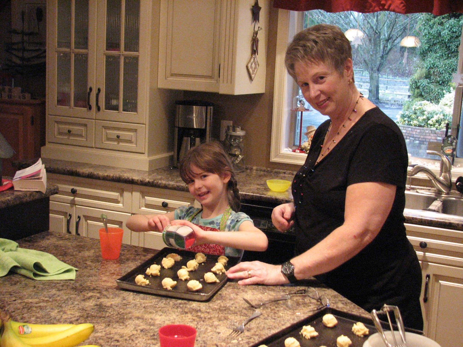 Just d'Andy Baking with Grandma...