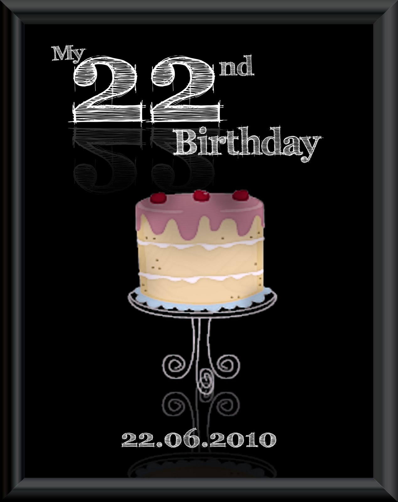 .: My 22nd birthday&mldr;weee