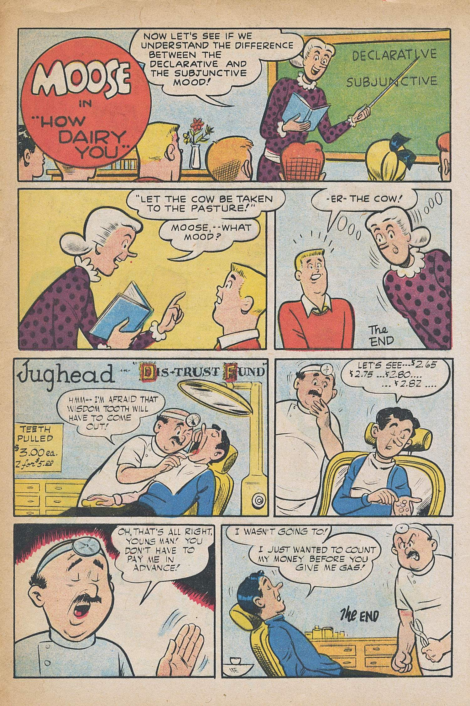 Read online Archie's Joke Book Magazine comic -  Issue #37 - 36