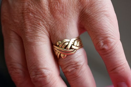 Sterling Silver Puzzle Putting Together A Ring Puzzle Ring Putting - Main Image