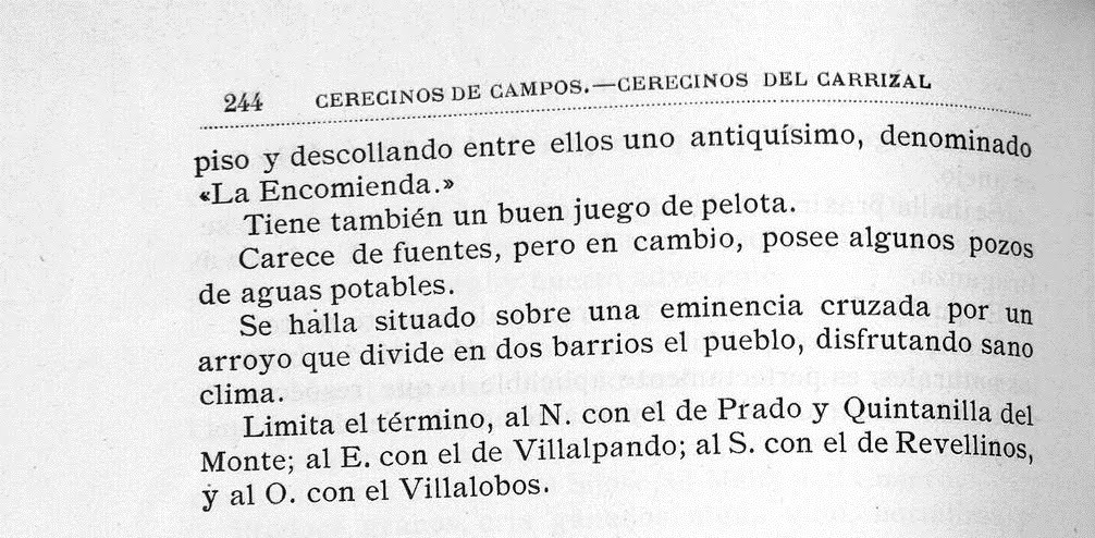 Genealógia Familia Anta Torio Algunas cosillas de Cerecinos de Campos