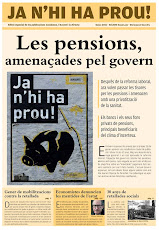 Surt al carrer la publicació "Ja n'hi ha prou: les pensions amenaçades pel govern."