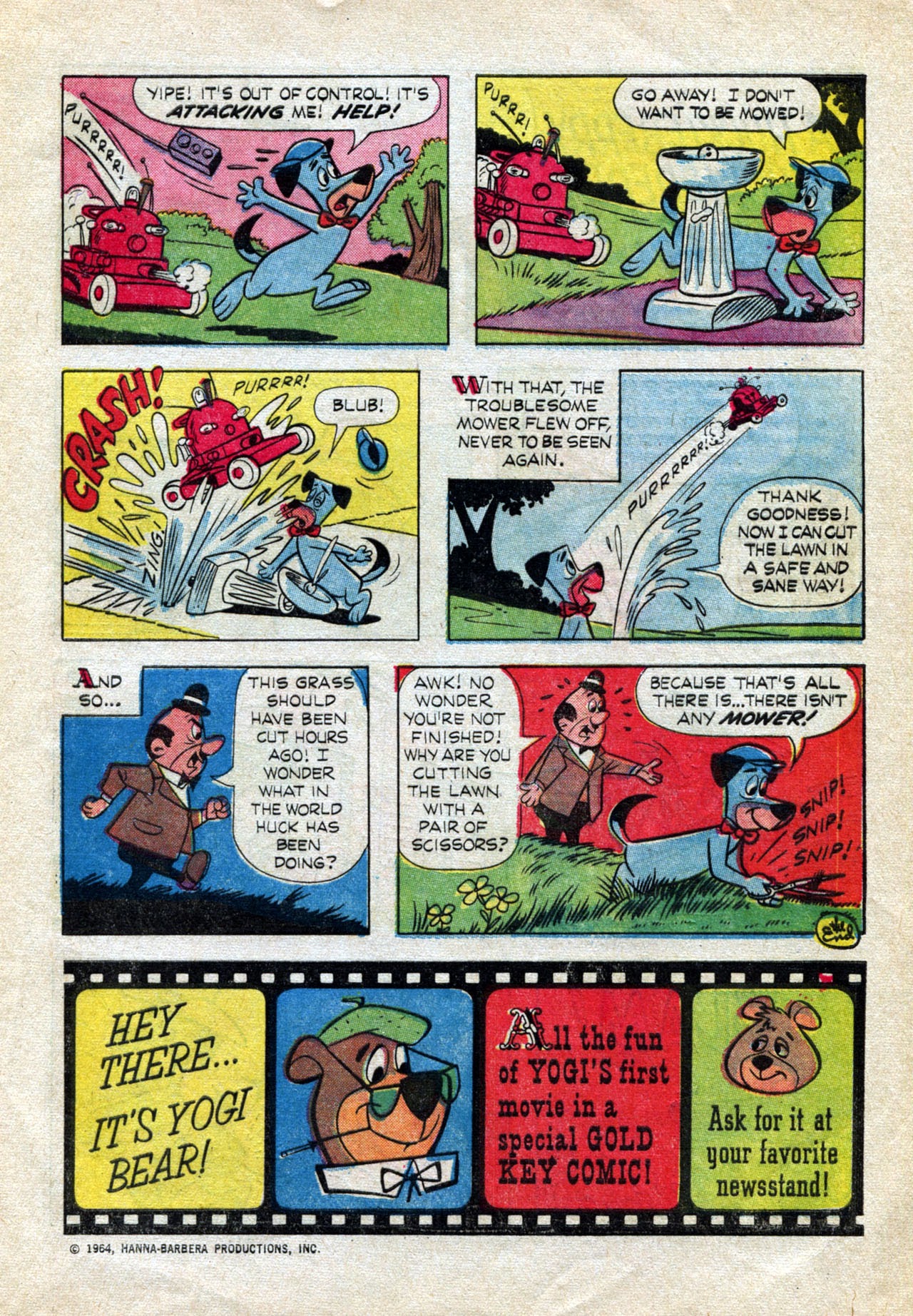 Read online Huckleberry Hound (1960) comic -  Issue #25 - 33