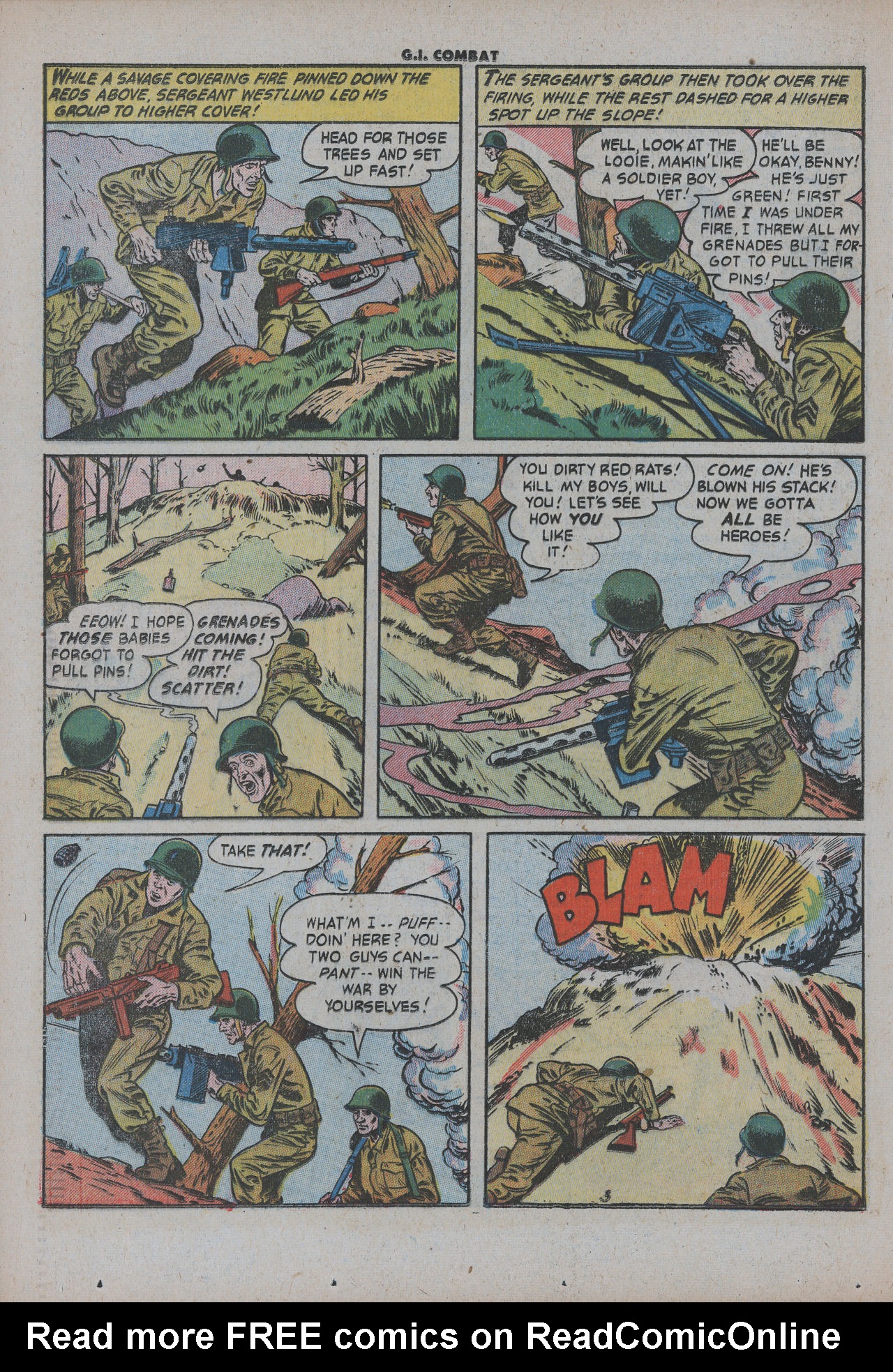 Read online G.I. Combat (1952) comic -  Issue #32 - 20