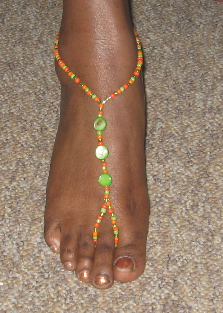 barefoot sandals beads