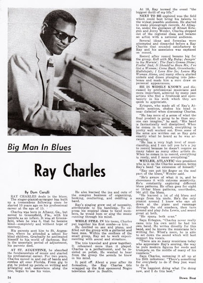 Ray Charles Video Museum: Ray Charles Is In Town - Chronology 1956