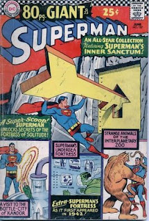Art by Curt Swan--cover to Superman #187, June, 1966. 