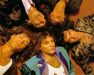 Autocollant Vintage Finlande Suosikki 1980 - Jon Bon Jovi