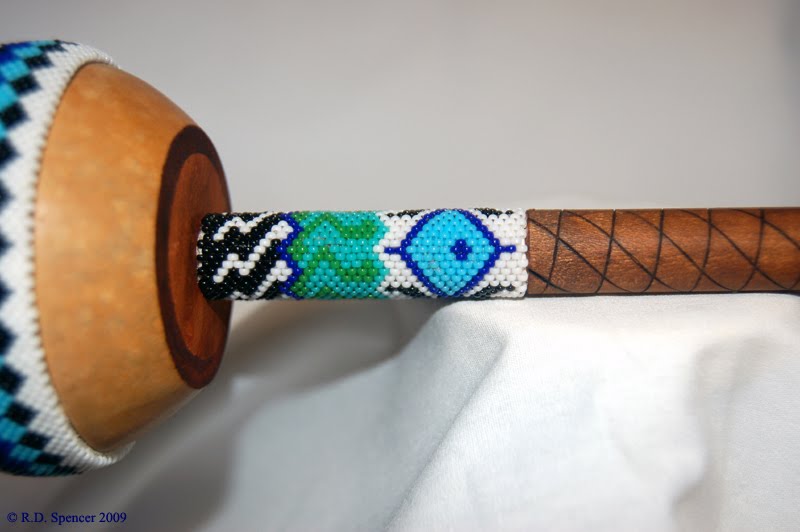 Eaglesbrother's Gourds and Art Latest New Peyote Gourd Rattle