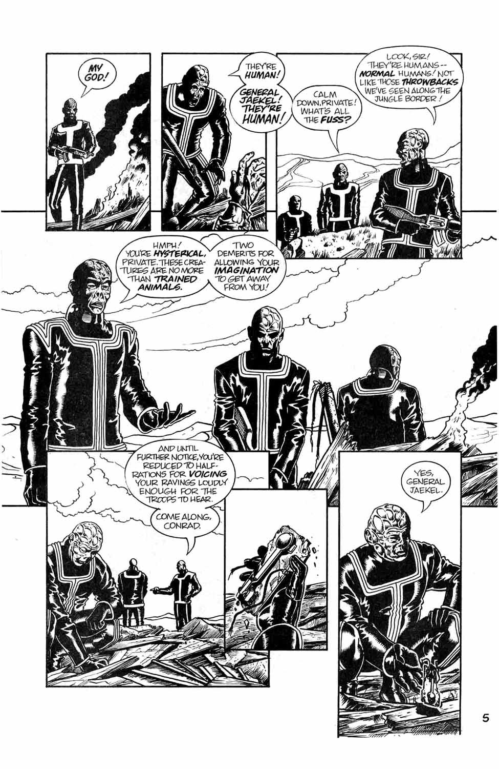 Read online Planet of the Apes: The Forbidden Zone comic -  Issue #3 - 7