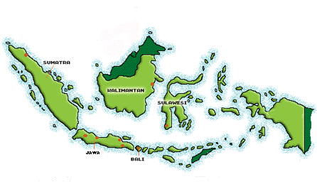 Indonesia Desember 2010 Profil Gambar Peta Diwarnai