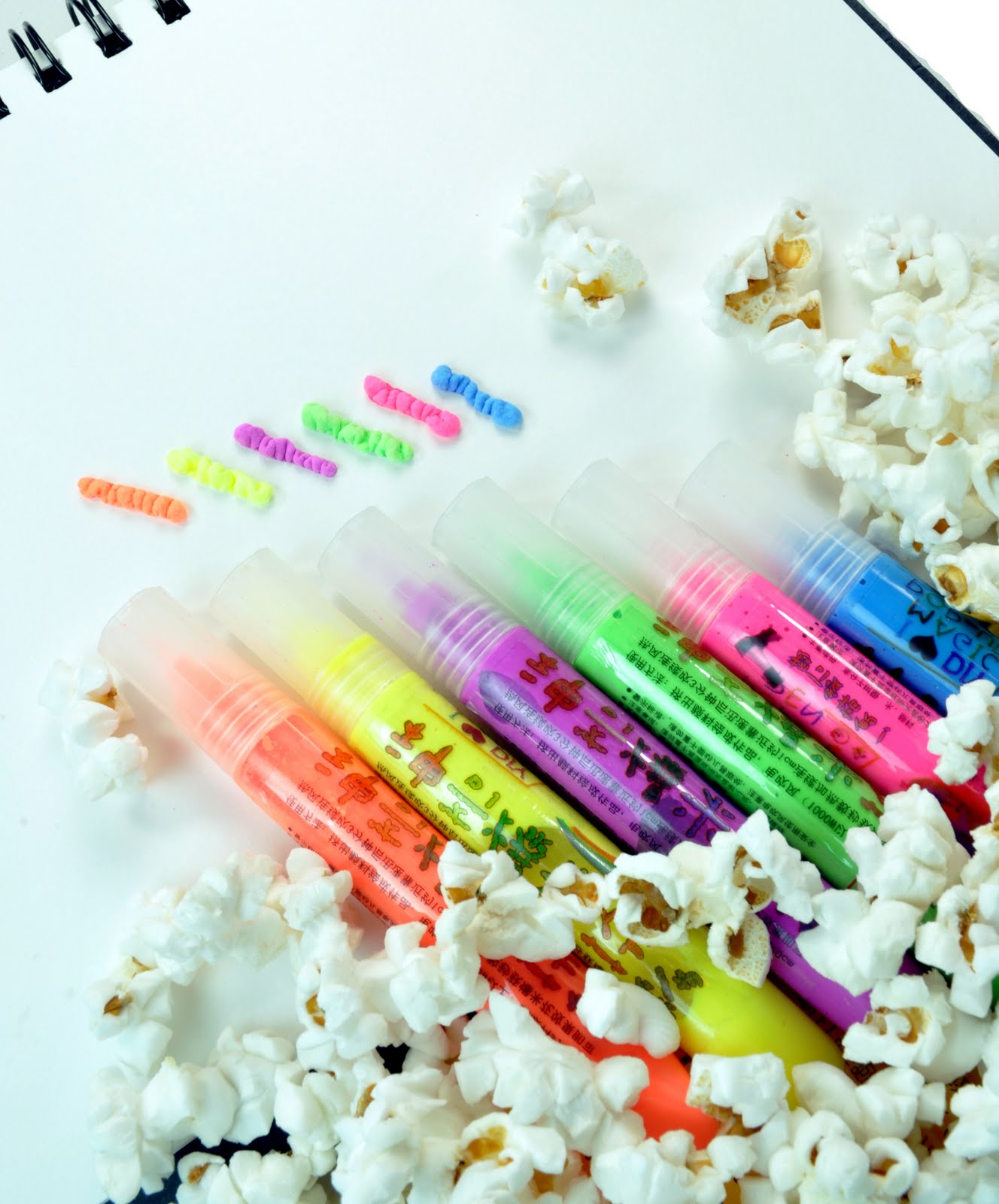Cool Pencil Case Pop..Pop..Popcorn Pens!