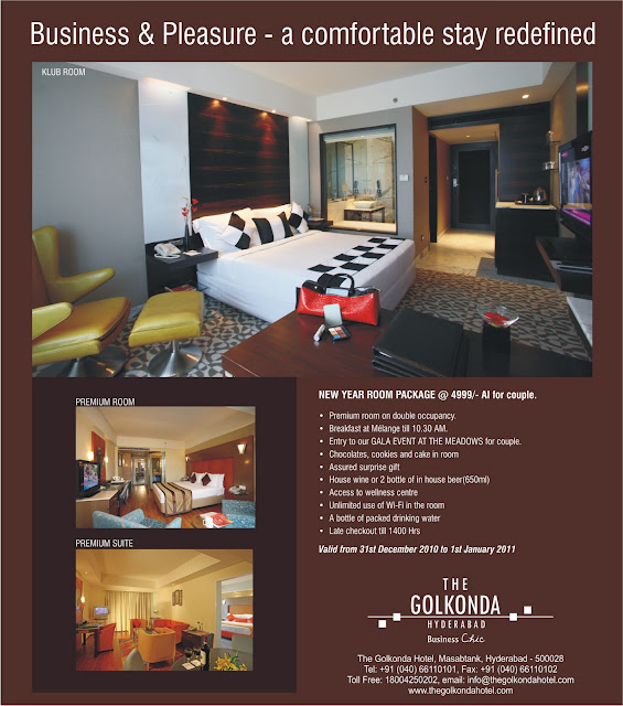 HYDERABAD HOTELS New Year Room Package The Golkonda Hotel HYDERABAD HOTELS New Year Room Package The Golkonda Hotel