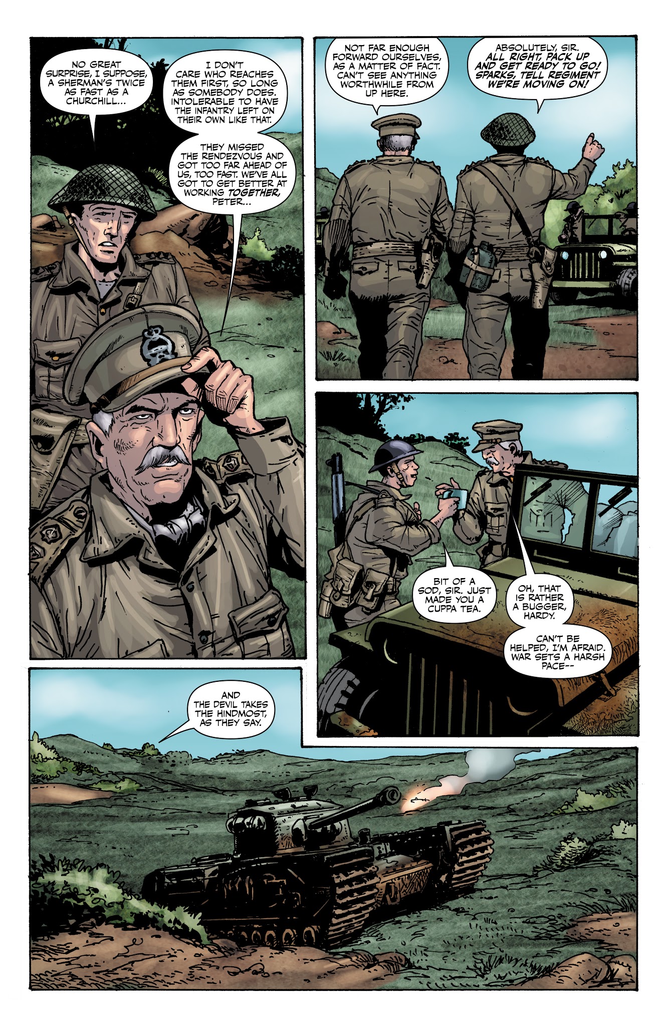 Read online Battlefields: The Tankies comic -  Issue # TPB - 11