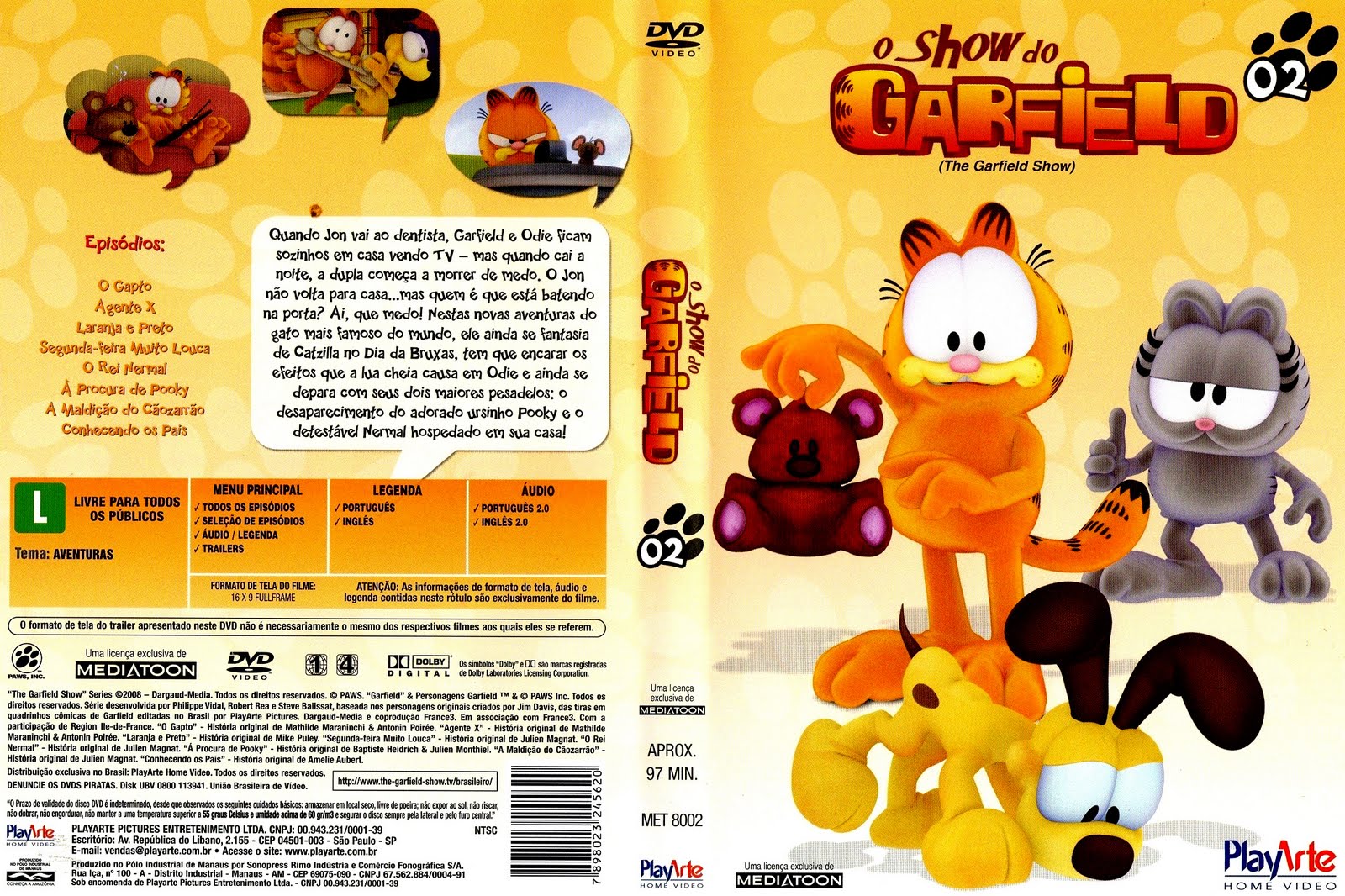 O Show Do Garfield Vol. 02 Capas Covers Capas De Filmes Grátis O Show Do Garfield Vol. 02 Capas Covers Capas De Filmes Grátis