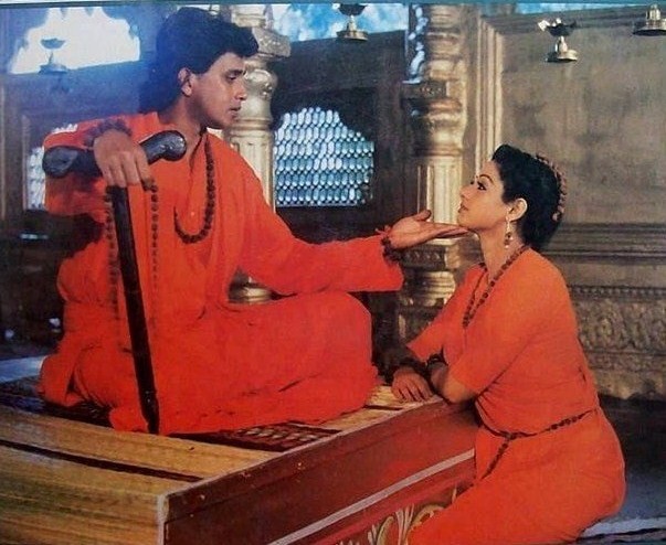 Sridevi: Sridevi and Mithun Chakraborty in Guru (1989): 80s Blockbuster