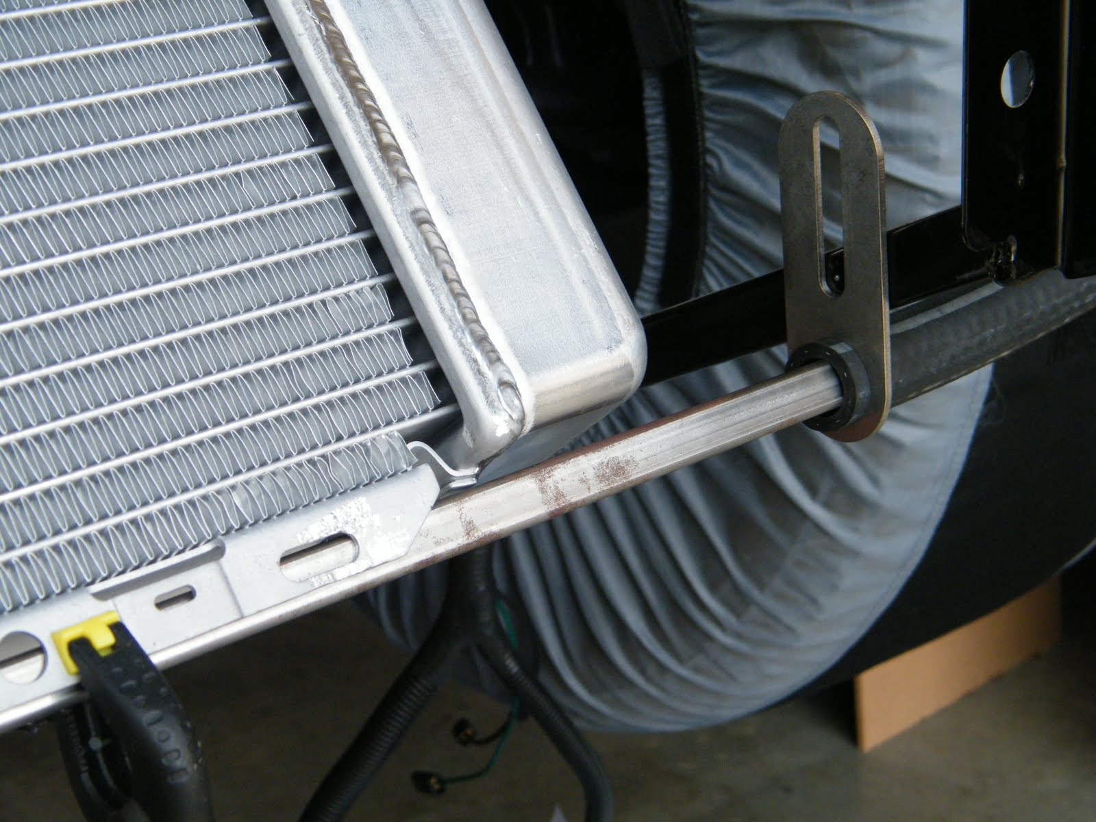 Fraser's FFR Cobra Build Test Fit & Install Radiator, Shroud, and Fan