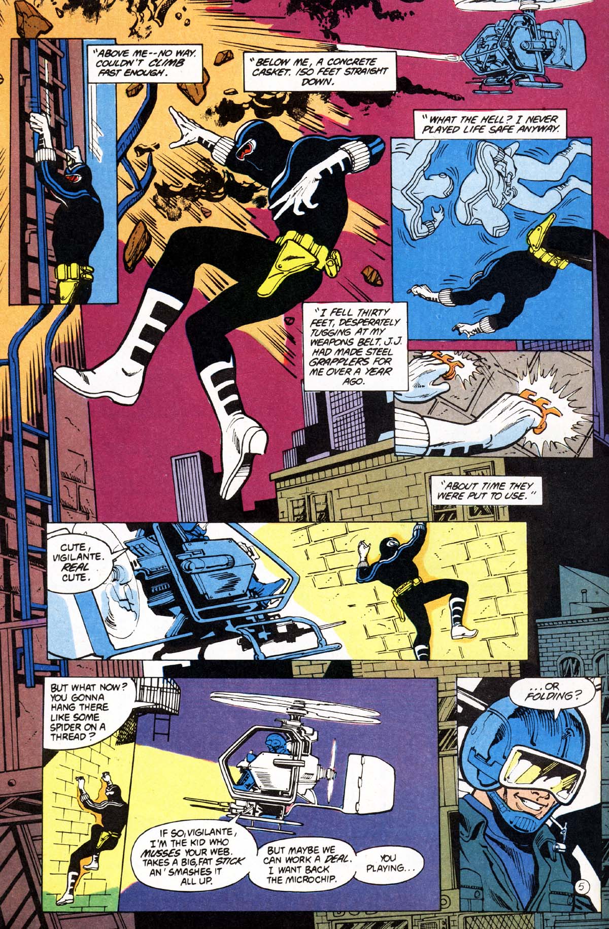 Read online Vigilante (1983) comic -  Issue #8 - 6