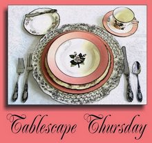 Tablescape Thurs – Purple Plum