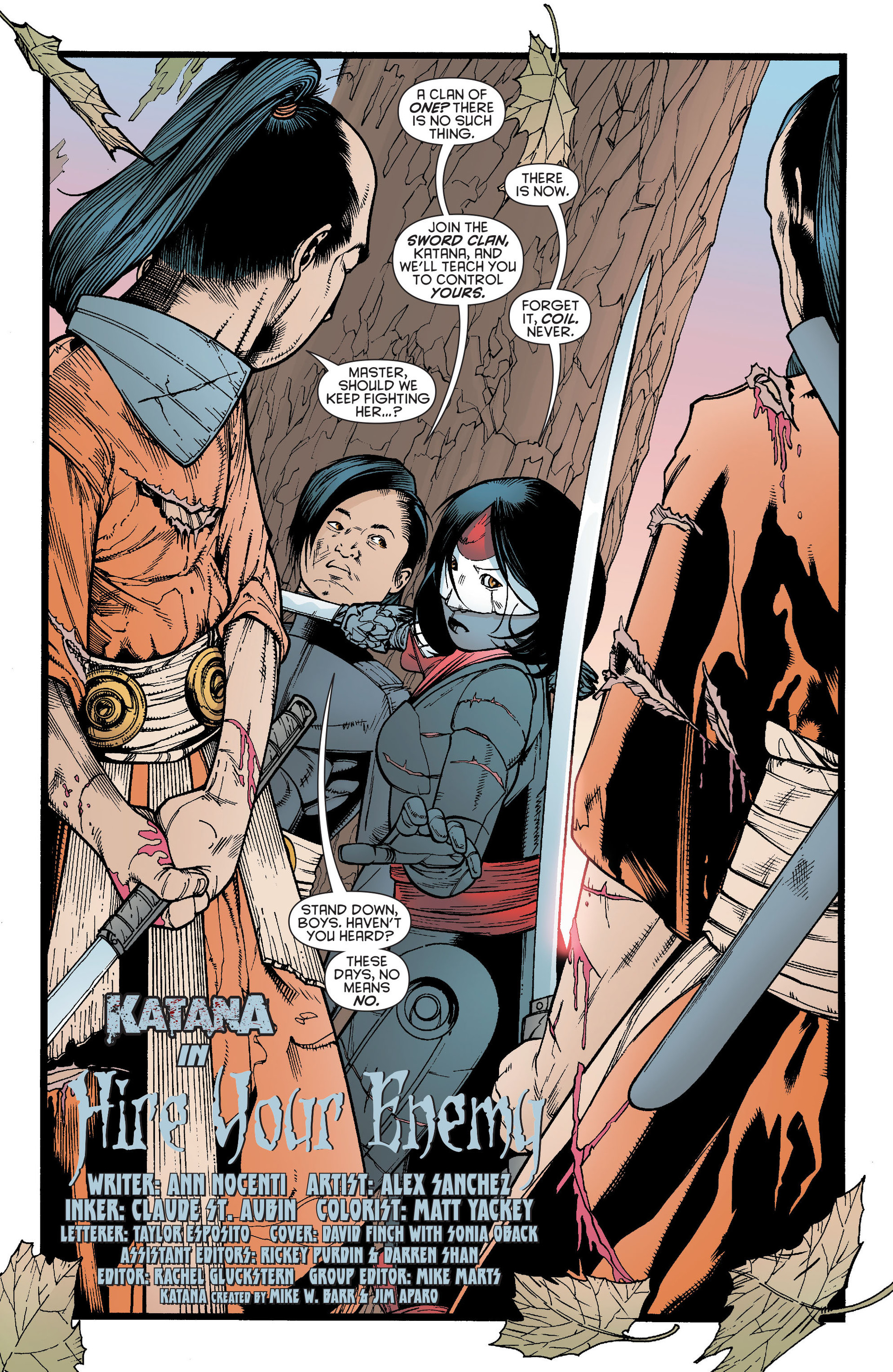 Read online Katana comic -  Issue #2 - 3