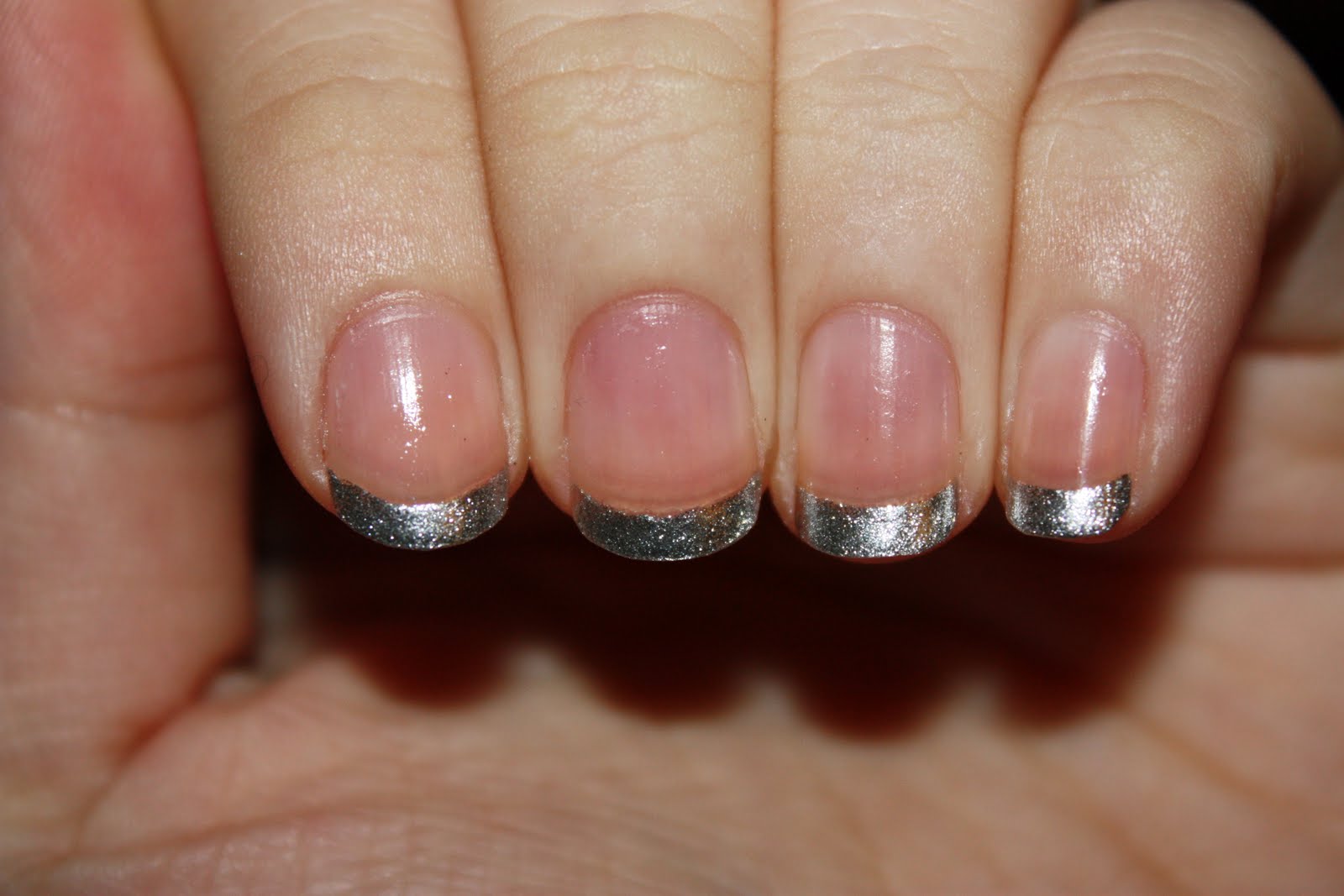 Marble Nails 107 French tip of the day