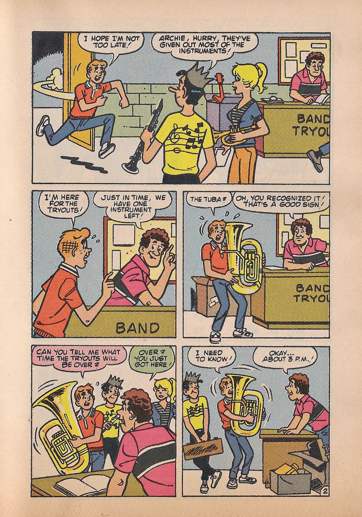 Read online Betty and Veronica Digest Magazine comic -  Issue #51 - 54