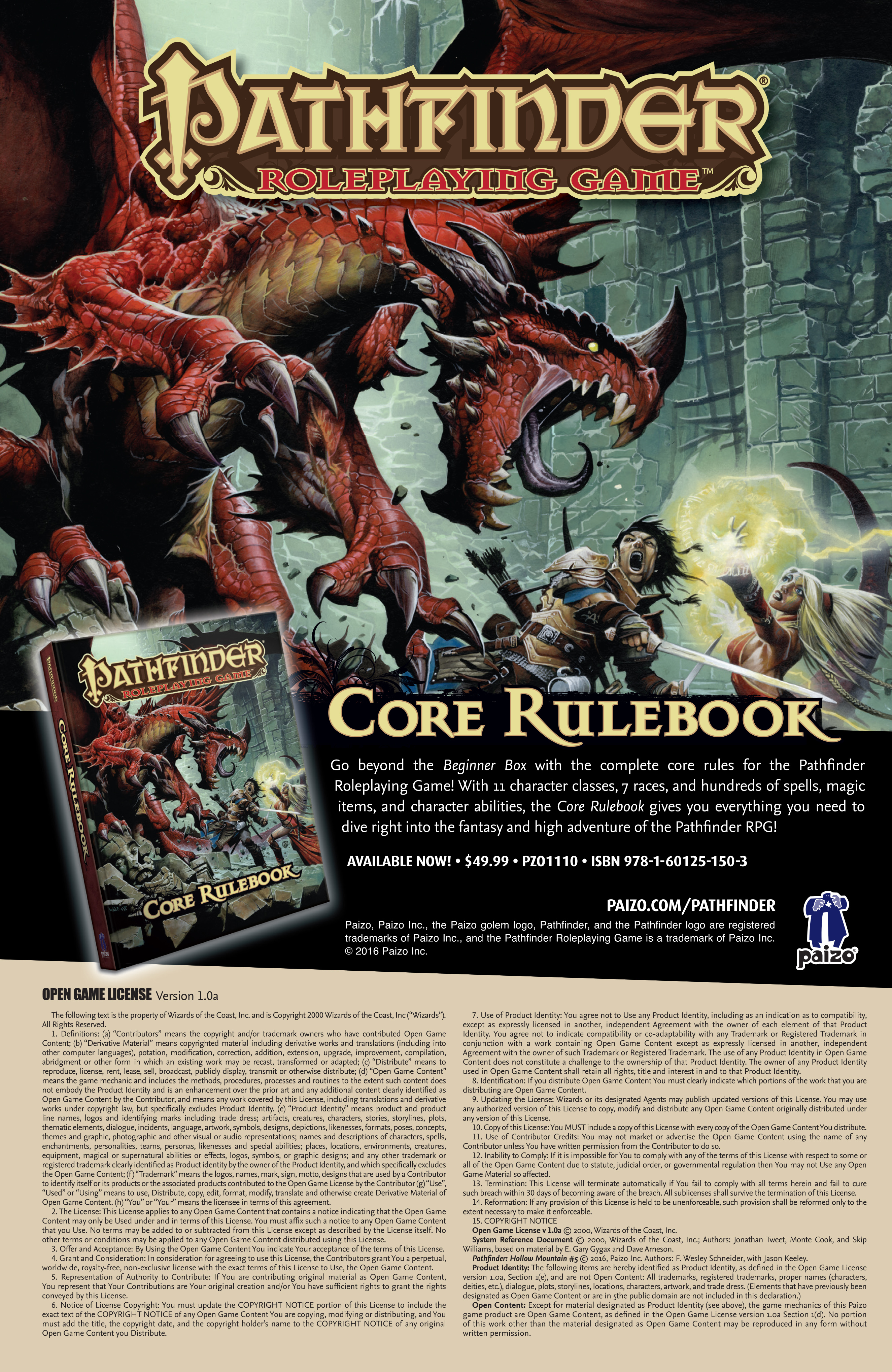 Read online Pathfinder: Hollow Mountain comic -  Issue #5 - 27